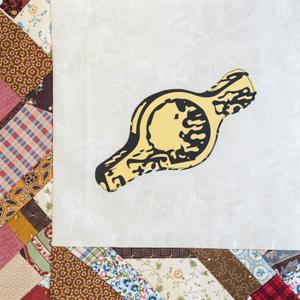 A drawing of a corn husking machine.