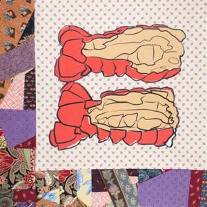 Two pieces of lobster.