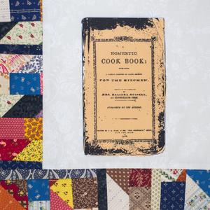 The cover of the Domestic Cook Book.