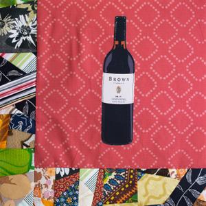 A bottle of wine.