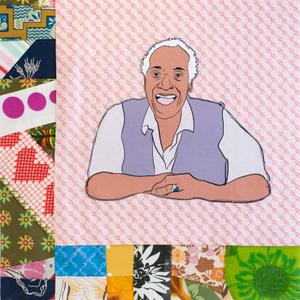 Mildren Cotton smiling with her hands folded.